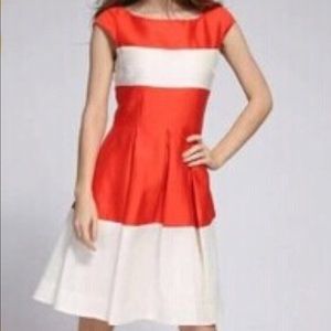 •Kate Spade• Striped Fit & Flare Gayle Dress